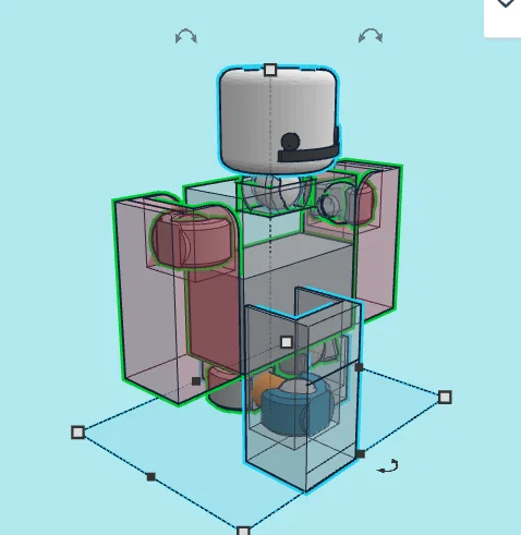 Mô hình Roblox Base Figure 1.5 - Bản cải tiến cử động linh hoạt - Image 4