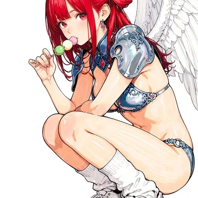 Tải mô hình in 3D Winged Candy - Thiên thần anime siêu chi tiết