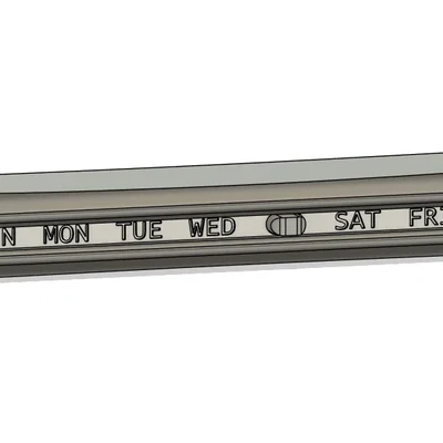 Hộp Chia Thuốc Theo Tuần Dạng Trượt (Sliding Weekly Pill Planner)