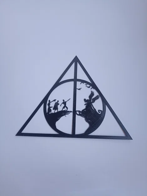 Mô hình treo tường Bảo bối Tử thần Harry Potter in 3D - Image 2