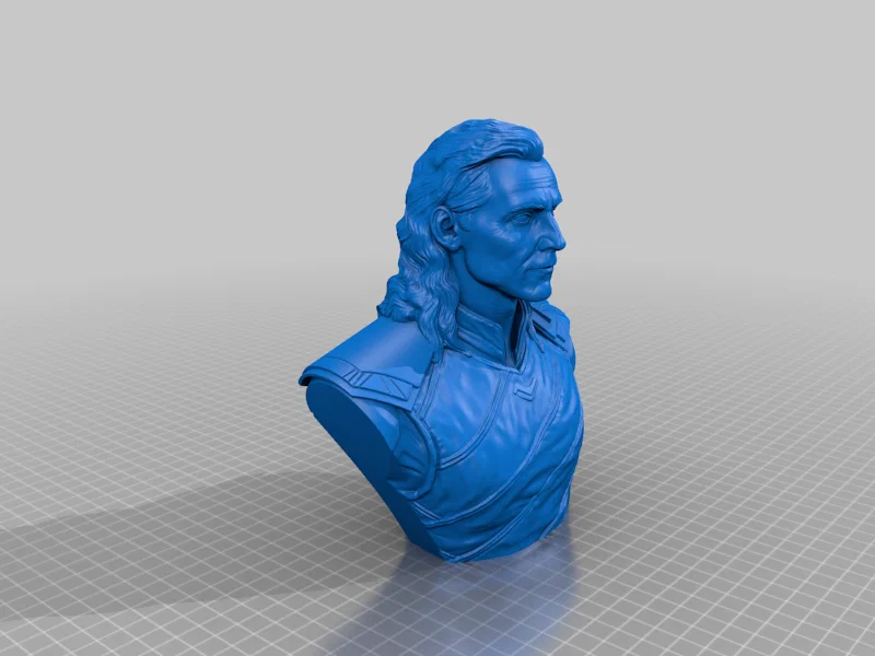 Mô hình 3D tượng bán thân Loki (Loki Bust) cho fan Marvel - Image 6