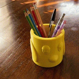Khay Cắm Bút Gà Con Chill – Cute Chicken Desk Organizer