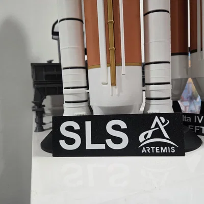 Bảng tên SLS Artemis 1:110 (Name Plate)