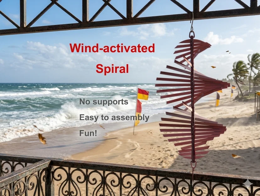 Xoắn ốc kích hoạt bằng gió (Wind-activated spiral) - Image 1
