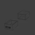 Ngăn kéo để bàn tối giản (Simplistic Drawer) - File in 3D tiện lợi - Thumbnail 3