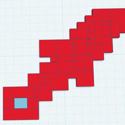 Kiếm Minecraft mini (mini minecraft sword)