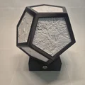 Đèn Lithophane ngũ giác xoay tự động - Thumbnail 2