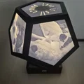 Đèn Lithophane ngũ giác xoay tự động - Thumbnail 3