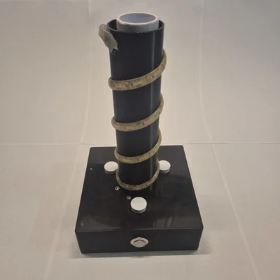 Đèn Lithophane ngũ giác xoay tự động