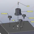 Đèn Lithophane ngũ giác xoay tự động - Thumbnail 18