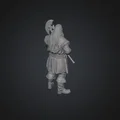 Mô hình chiến binh lùn Dwarf 150mm - Tượng trang trí game RPG - Thumbnail 2