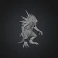 Mô hình Monster 150mm - Quái vật 3D cực ngầu cho bàn làm việc - Thumbnail 1