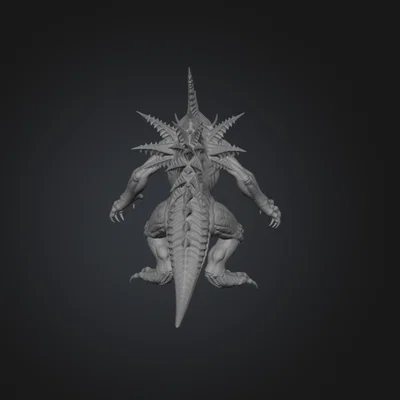 Mô hình Monster 150mm - Quái vật 3D cực ngầu cho bàn làm việc