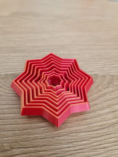 Fidget Star: Đồ chơi giảm stress 3D độc đáo dễ in - Image 1