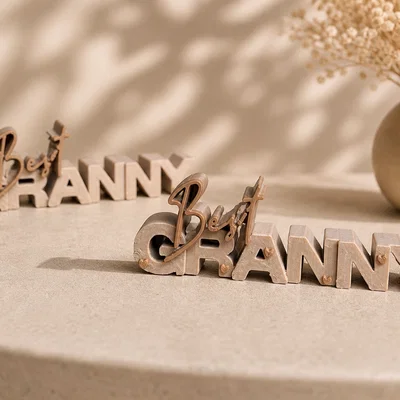 Bảng chữ 3D “Best Granny” (2 phiên bản)