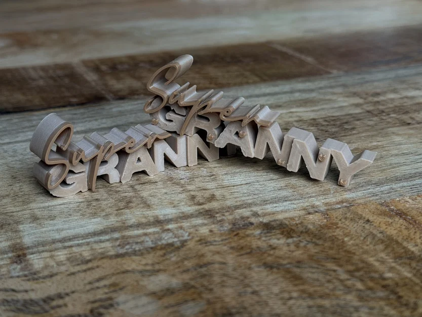 Super Granny – Bảng Chữ 3D (2 Phiên Bản) - Image 3