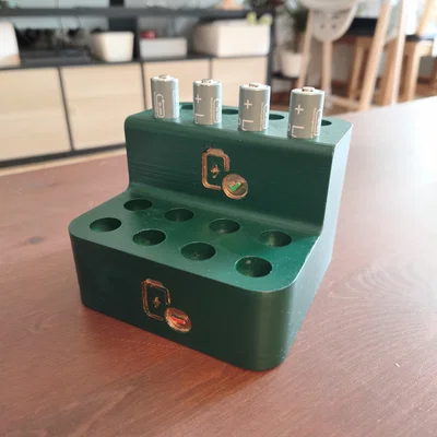 Giá đựng pin AAA sạc lại (Rechargeable AAA Batteries Holder)