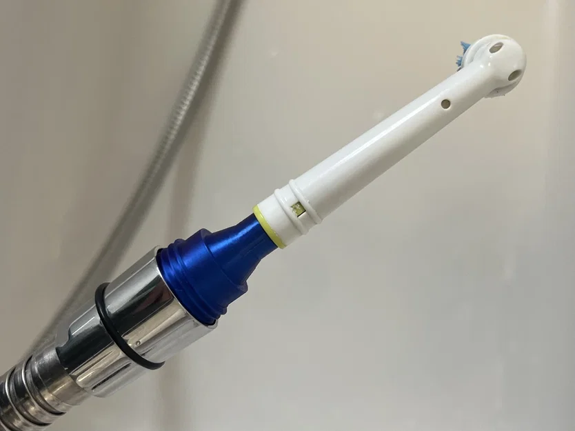 Adapter vệ sinh sâu đầu bàn chải Oral-B (gắn vào dây vòi sen) - Image 1