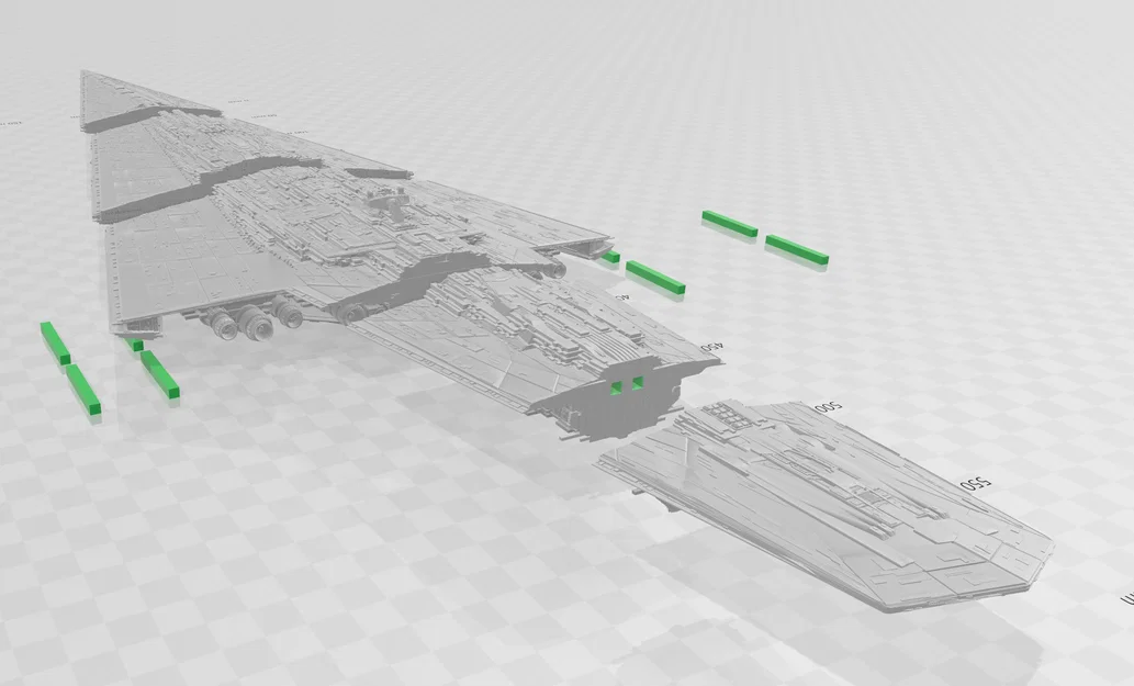 Mô hình in 3D Imperial Star Destroyer - Phiên bản tùy chỉnh cực chi tiết - Image 5