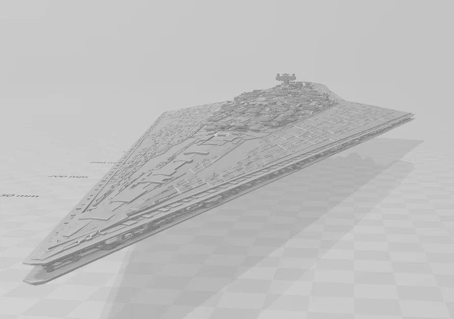 Mô hình in 3D Imperial Star Destroyer - Phiên bản tùy chỉnh cực chi tiết - Image 7