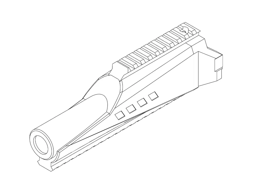 Ốp nòng (Barrel Shroud) Xshot MPP “Phlegethon” - Image 1