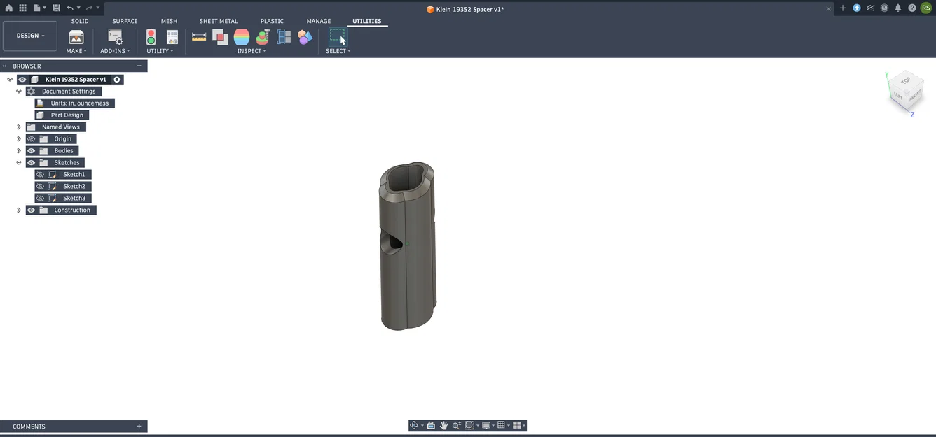 Spacer cho dụng cụ Klein Conduit Reaming Tool 19352 - Image 2
