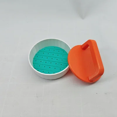 Khuôn ép tạo hình patty hamburger (hamburger patty mold)