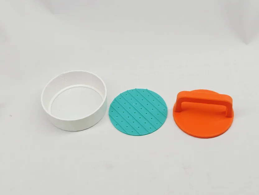 Khuôn ép tạo hình patty hamburger (hamburger patty mold) - Image 4