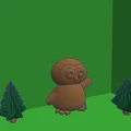 Mô hình 3D chú cú Derpy Owl ngộ nghĩnh cho góc làm việc - Thumbnail 1