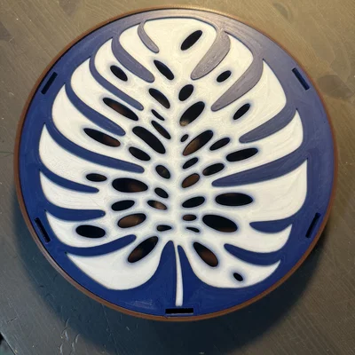 Khay Hứng Nước & Tạo Ẩm Lá Monstera