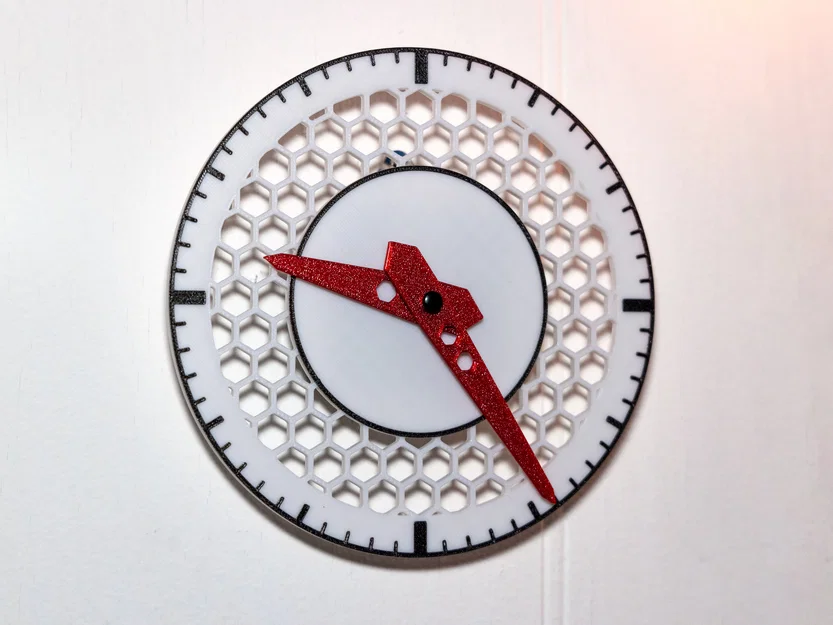 HexCore Clock – Đồng hồ treo tường tối giản, nhẹ - Image 2
