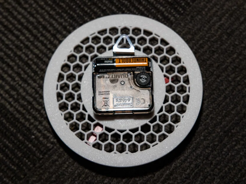HexCore Clock – Đồng hồ treo tường tối giản, nhẹ - Image 3