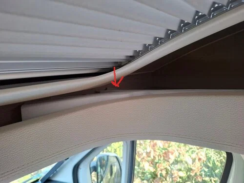 Rèm plissee (pleated) cho cửa sổ hông Ducato Camping Car - Image 13