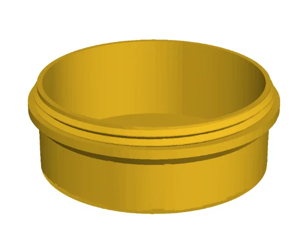 Hộp tròn có nắp vặn ren (round box with threaded lid) - Image 2