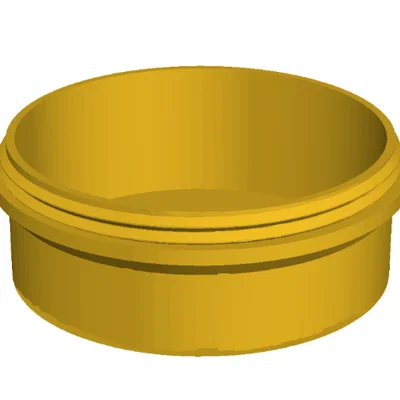 Hộp tròn có nắp vặn ren (round box with threaded lid)
