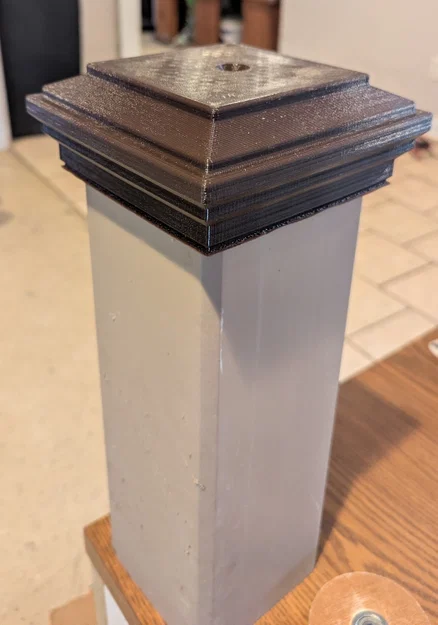Nắp trụ lan can composite 4x4 (Composite railing 4x4 post cap) - Image 1