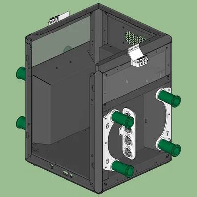 Giá gắn spool & dẫn filament INDX (Spool mount and filament quide)
