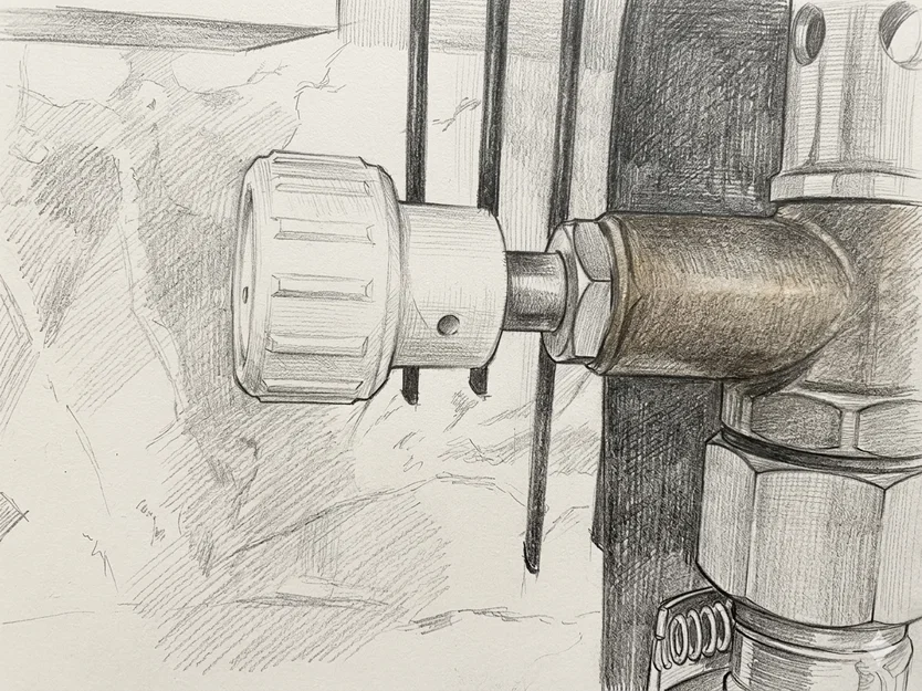 Bếp gas MEVA - Thay thế ốc vặn ngón cái công thái học - Image 1