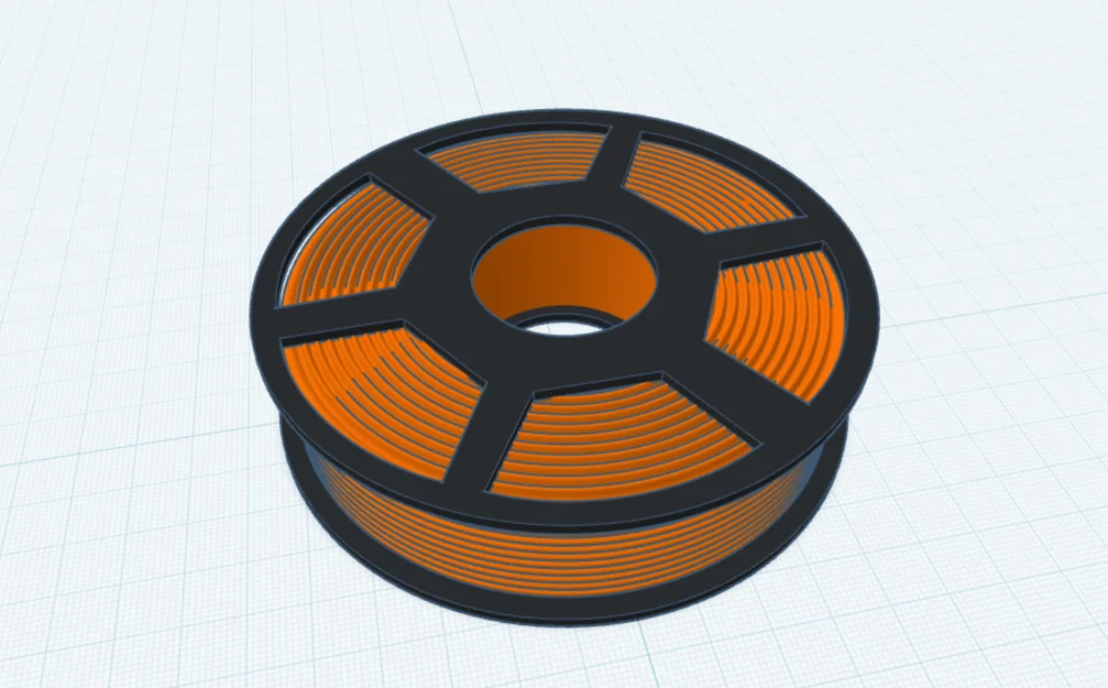 Mô hình cuộn nhựa Filament Spool trang trí góc máy in 3D siêu dễ thương - Image 1