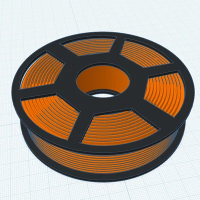 Mô hình cuộn nhựa Filament Spool trang trí góc máy in 3D siêu dễ thương