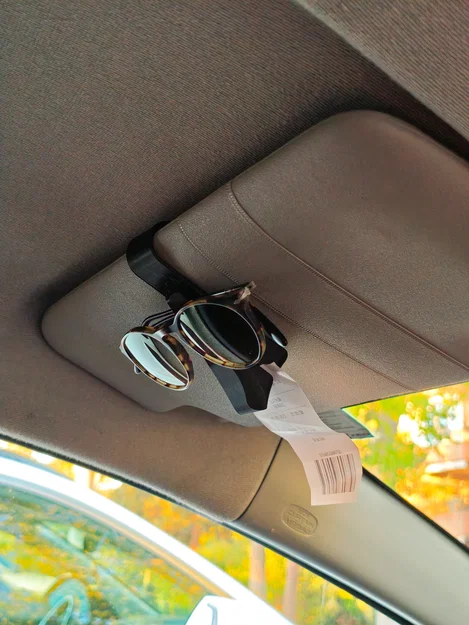 Visor Buddy – Kẹp giữ kính cho tấm chắn nắng ô tô - Image 1