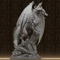#174 Tượng Rồng Fantasy Gầm Rú - Quái Thú Có Cánh - Thumbnail 2