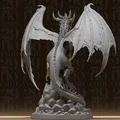#174 Tượng Rồng Fantasy Gầm Rú - Quái Thú Có Cánh - Thumbnail 3