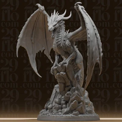 #174 Tượng Rồng Fantasy Gầm Rú - Quái Thú Có Cánh