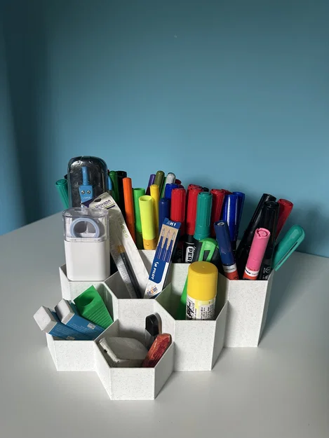 Khay Organizer Lục Giác Xếp Tầng (Tối ưu & Có thể Scale) - Image 1