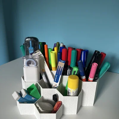 Khay Organizer Lục Giác Xếp Tầng (Tối ưu & Có thể Scale)