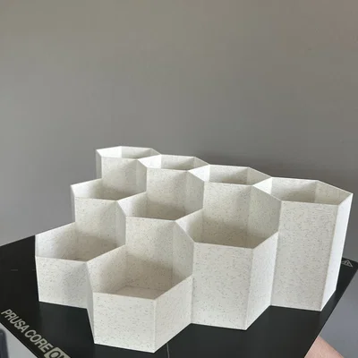 Khay Organizer Lục Giác Xếp Tầng (Tối ưu & Có thể Scale)