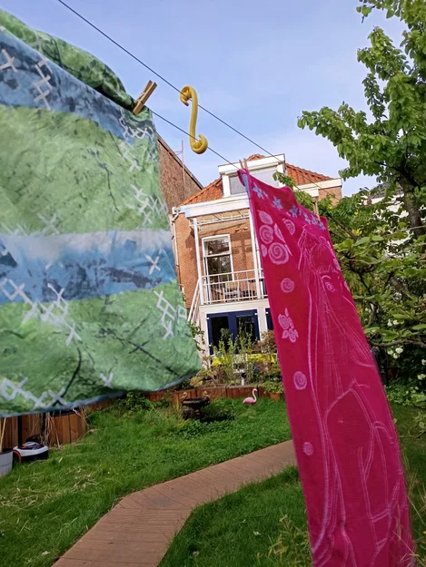 Bộ giãn dây phơi Print in Place có bánh xe - Image 1