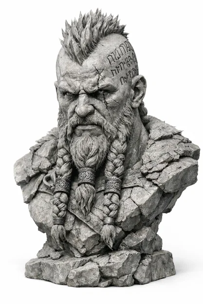 VALDR the Ruler – Bức Bust Vị Bá Chủ - Image 1