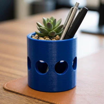Lọ Cắm Bút và Chậu Cây Đa Năng In 3D (Vase / Stiftebecher)